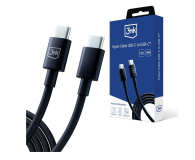 3mk Hyper Cable C to C 100W 1.2m Black - 1228070 - zdjęcie 3
